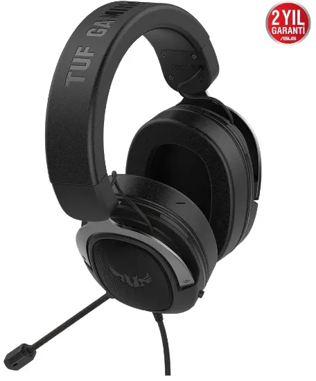 ASUS TUF GAMING H3 GUN METAL 7.1 3.5MM KULAKLIK resmi