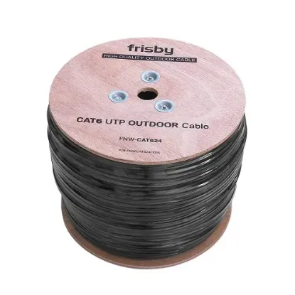 FRISBY FNW-CAT624 CAT6 UTP DIŞ ORTAM KABLOSU 305 METRE resmi