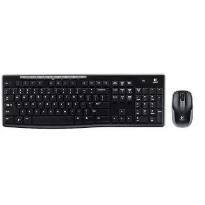 LOGITECH MK270 KABLOSUZ SET USB SİYAH 920-004525 resmi