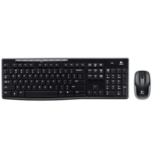 LOGITECH MK270 KABLOSUZ SET USB SİYAH 920-004525 resmi