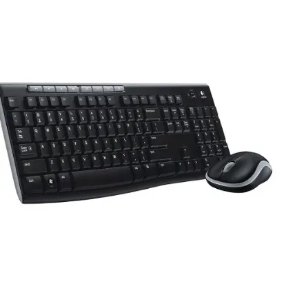 LOGITECH MK270 KABLOSUZ SET USB SİYAH 920-004525 resmi