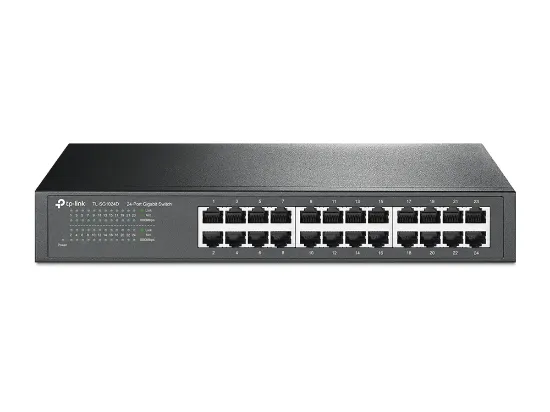 TP-LINK TL-SG1024D 24PORT 10/100/1000 YÖNETİLEMEZ SWITCH resmi