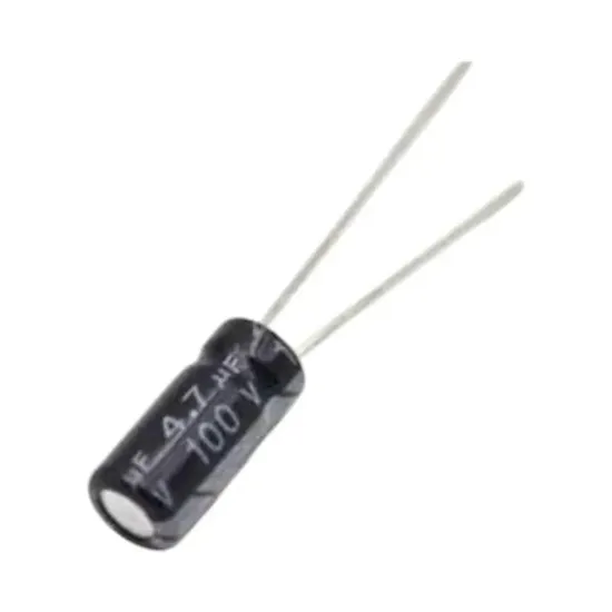 4,7 MF 100 V Kondansatör resmi