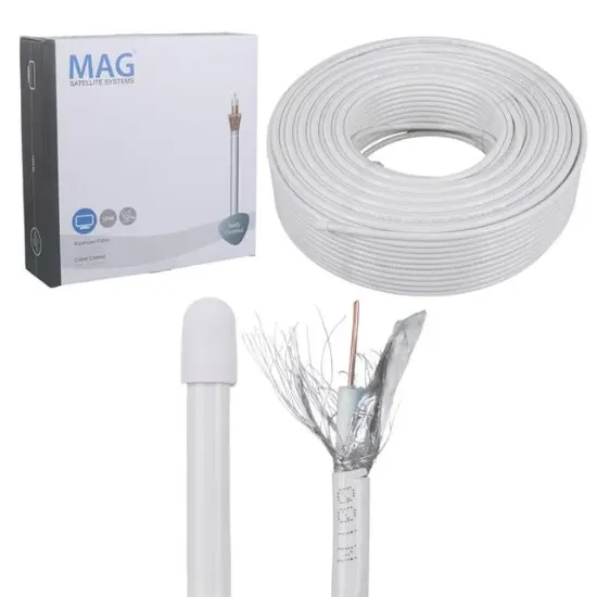 Mag RG6 U4 64 Tel Smart Anten Kablosu 100 Mt. resmi