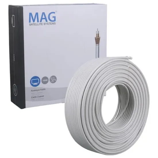 Mag RG6 U4 64 Tel Smart Anten Kablosu 100 Mt. resmi