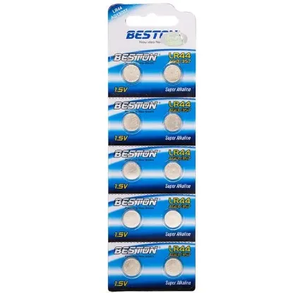 Beston Alkalin AG13/357 LR44 Düğme Pil (10'lu Paket)  BST-LR44 resmi