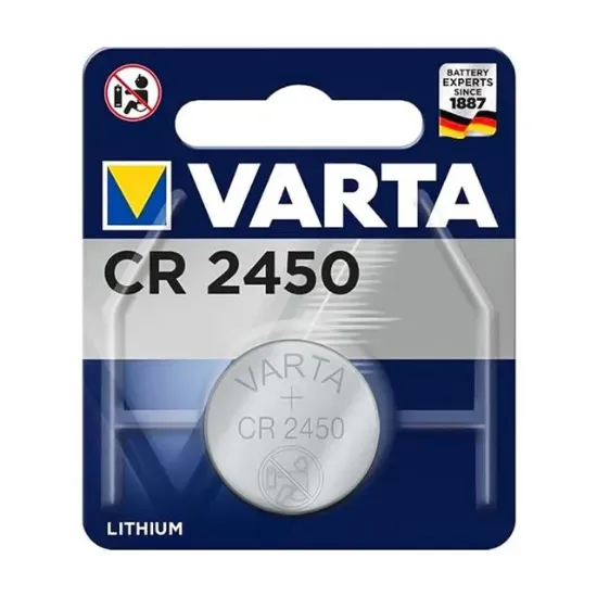 Varta CR2450 3 Volt Lityum Pil Tekli resmi
