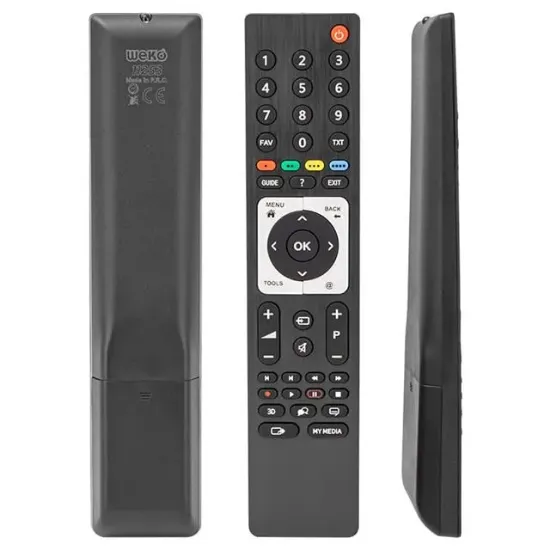 Arçelik Beko TS4187R-2 / Grundig 3D Metalik Guide Tuşlu Lcd Led Tv Kumandası resmi