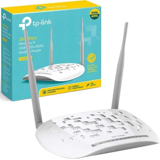 TP-Link TD-W9970 300 Mbps Kablosuz VDSL2 Fiber Modem resmi