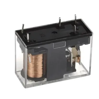 12 Volt Röle Tek Kontak 5 Bacak 10 Amper HLS-14F1L-DC12V-C resmi