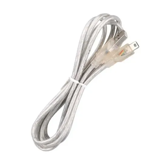 Powermaster iPod Şarj Aleti Kablosu 5 Pin Geniş 1.5 Metre Şeffaf resmi