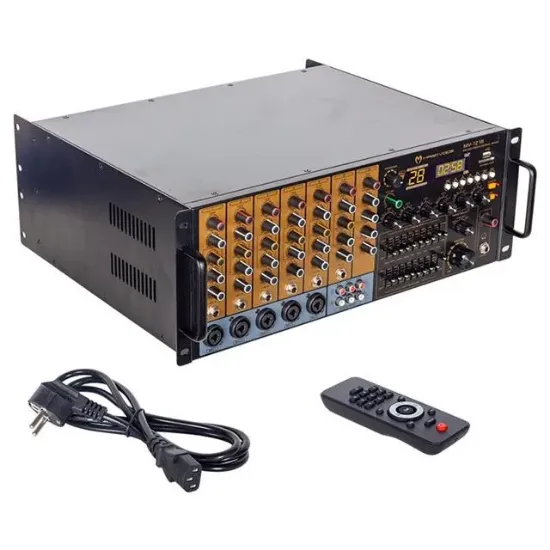 Magicvoice Mv-1216 1 Kanal 300W Rms Max 2400W Trafolu Anfi resmi