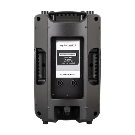 MagicVoice MV-3412 30 Cm 500 Watt 12'' Plastik Kabin Pasif Hoparlör resmi