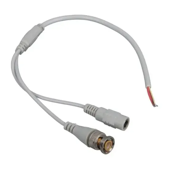 Powermaster BNC Güvenlik Kablosu DC Dişi Jack 5.5x2.1 resmi