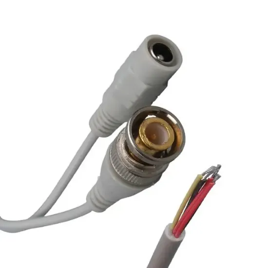 Powermaster BNC Güvenlik Kablosu DC Dişi Jack 5.5x2.1 resmi