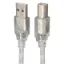 Powermaster PM-13012 Şeffaf 1.5 Metre USB 2.0 Yazıcı Kablosu resmi