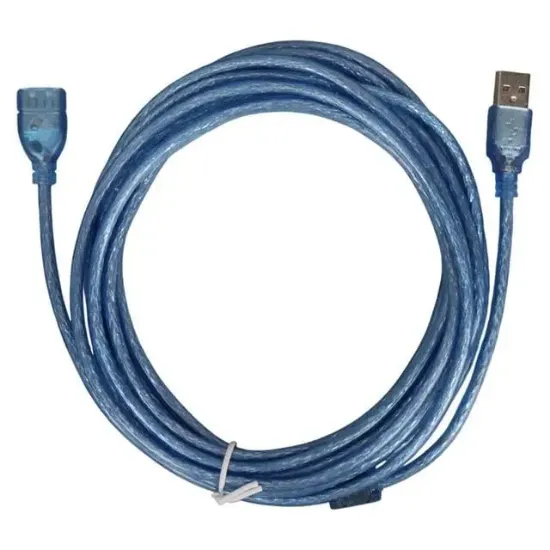 Powermaster PM-1314 Mavi 5 Metre USB 2.0 Uzatma Kablosu resmi