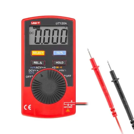 Powermaster UT-120A Cep Tipi Profesyonel Dijital Multimetre Ölçü Aleti resmi