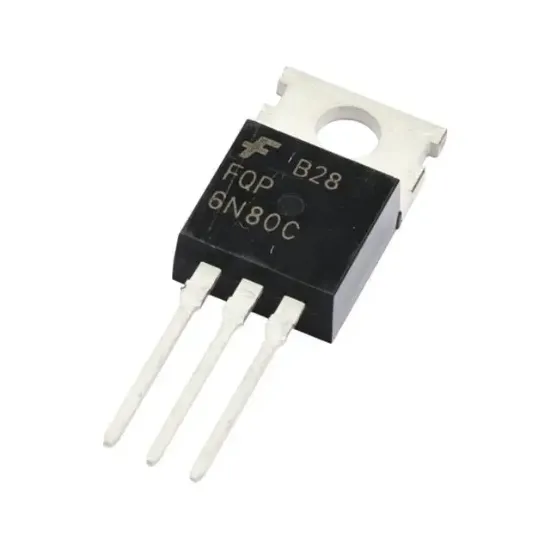 6N80C TO-220 Mosfet Transistör resmi
