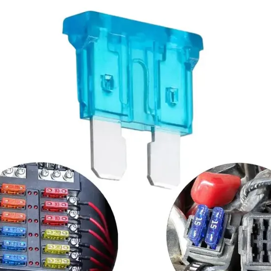 PowerMaster 15 Amper Aşırı Yük ve Kısa Devre Koruma Bıçaklı Oto Sigortası (100lü Paket) resmi