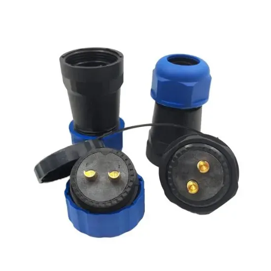 SD28 Su Geçirmez 2 Pin 28 Mm Düz Kablo Konnektör resmi