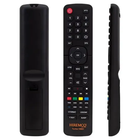 Hiremco Turbo V8D+ Uydu Alıcı Kumandası resmi