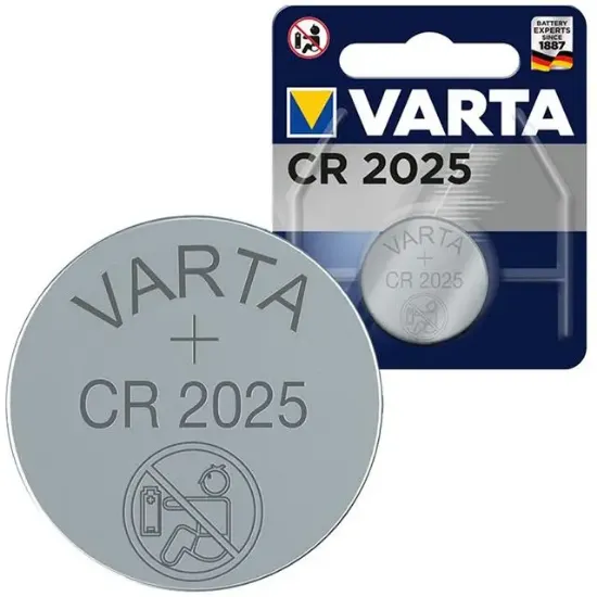 Varta CR 2025 3 Volt Tekli Lityum Pil resmi