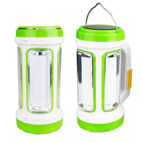 Powermaster Çok Fonksiyonlu Çift Taraflı Portatif Solar Işıldak Fener D5158 resmi