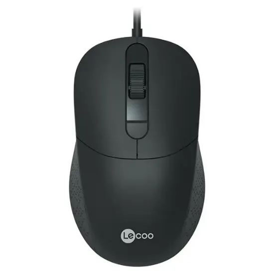 Lenovo Lecoo MS102 800/1200/1600 DPI 4 Tuşlu USB Kablolu Optik Mouse resmi