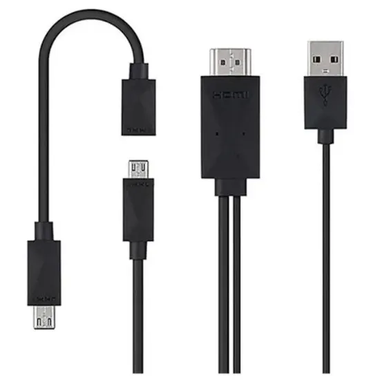 Powermaster Micro Usb S2-S3-S4 Uyumlu HDMI Çevirici Kablo resmi