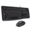 Logitech MK120 Usb Q Siyah Kablolu Klavye + Mouse Set resmi