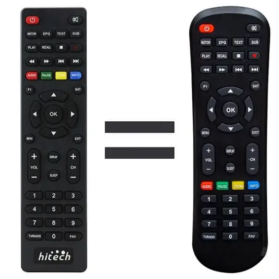 Korax Hitech Mini HD Uydu Alıcı Kumandası resmi