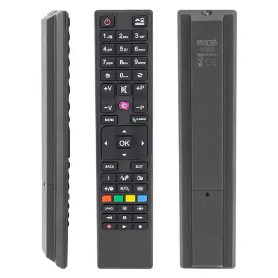 Vestel Seg Regal Kare Göbek Mor Tuşlu Lcd Led Tv Kumanda resmi