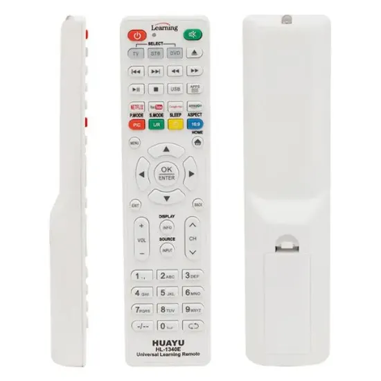 Huayu HL-1340E TV-LCD-Uydu-DVD Öğrenebilen Netflix-Youtube-Amazon Tuşlu Akıllı Kumanda resmi