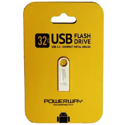 Powerway 32 Gb Metal Tip USB Flash Bellek resmi
