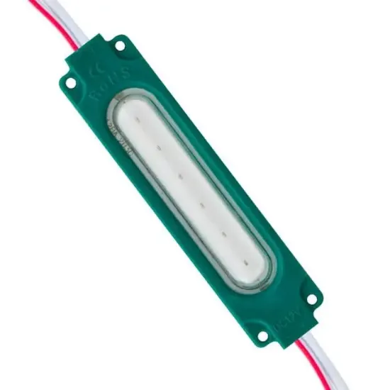 Powermaster 12 Volt 2 Watt Yeşil Modül Led (68x16 Mm) resmi