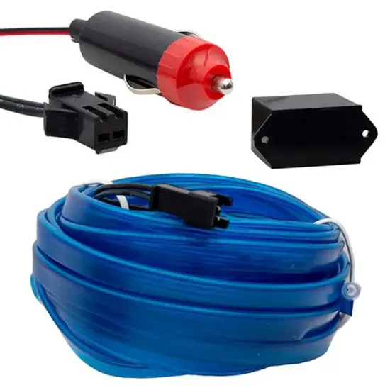 Powermaster 5 Metre Mavi Araç İçi Neon İp Aydınlatma resmi