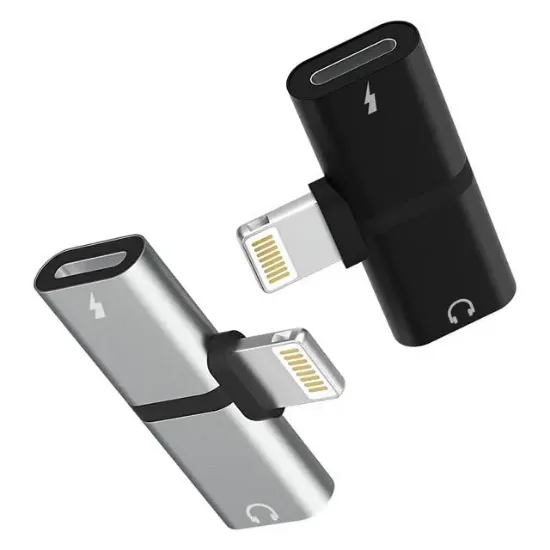 Powermaster PM-18316 iPhone Lightning Şarj Kulaklık Çevirici Adaptör Jack resmi