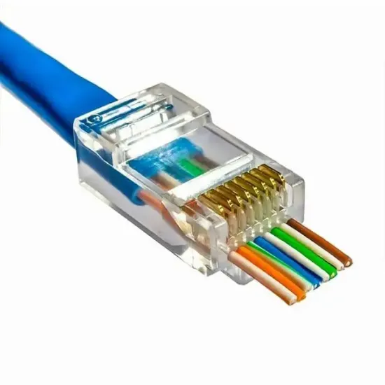PowerMaster EZRJ45 Cat5-Cat6 Açık Uçlu Soket 8P-8C (100 Adet) resmi