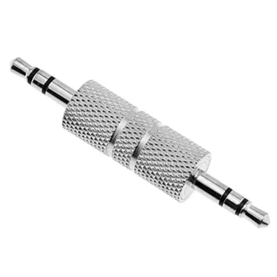 Powermaster 3.5 Mm Stereo Aux Erkek/Erkek Ara Metal Jack                                                         resmi