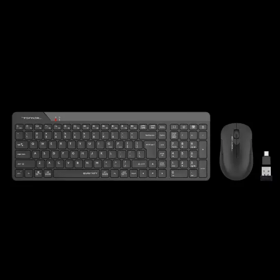 A4 TECH FG2300 Q SILENT 2.4 GHZ AİR2 SİYAH KLAVYE+MOUSE resmi