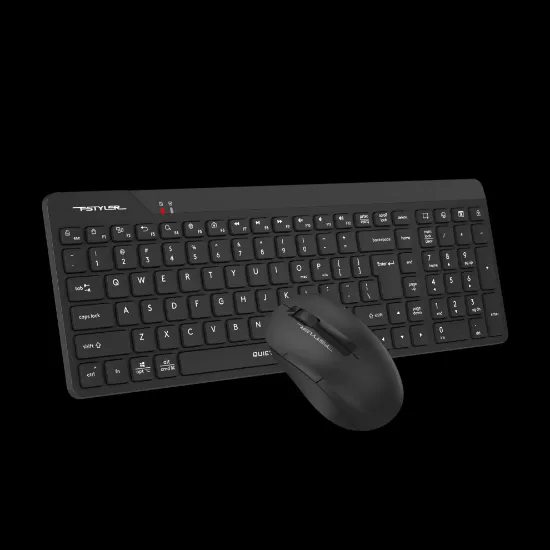 A4 TECH FG2300 Q SILENT 2.4 GHZ AİR2 SİYAH KLAVYE+MOUSE resmi