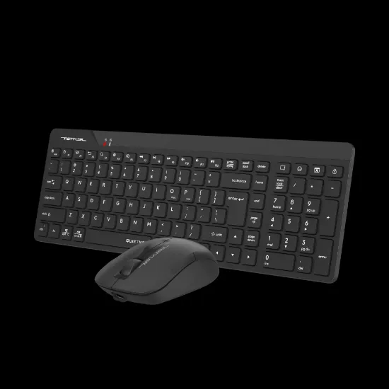 A4 TECH FG2300 Q SILENT 2.4 GHZ AİR2 SİYAH KLAVYE+MOUSE resmi