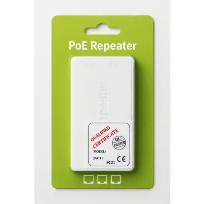 EZCOOL EZ-102JL 1 GİRİŞ 2 ÇIKIŞ POE REPEATER (ÇOKLAYICI) resmi