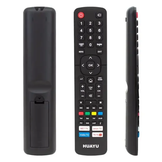 Huayu URC1530 Hisense Netflix-Youtube-Amazon Tuşlu Universal LCD-LED Tv Kumandası resmi
