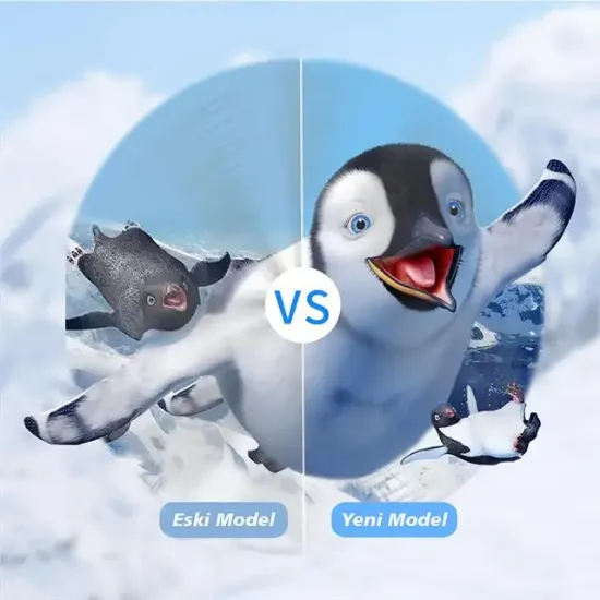 Hello Z7H 3D Hologram Fan - Holografik Video Görüntü Projektörü 52 Cm (Uzaktan Kumanda - Wifi - Telefon APP) resmi