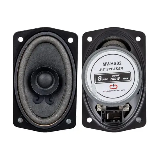 Magicvoice MV-HS02 3X4'' 7.5X10 Cm 8 Ohm Max 100 Watt Oval Oto Hoparlör resmi