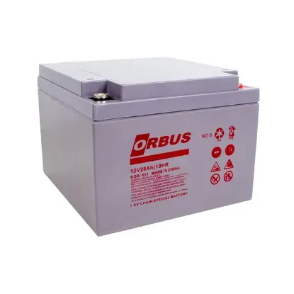 Orbus 12 V 28 A Yatık Tip Engelli Araç Aküsü (177x166x126 Mm) resmi