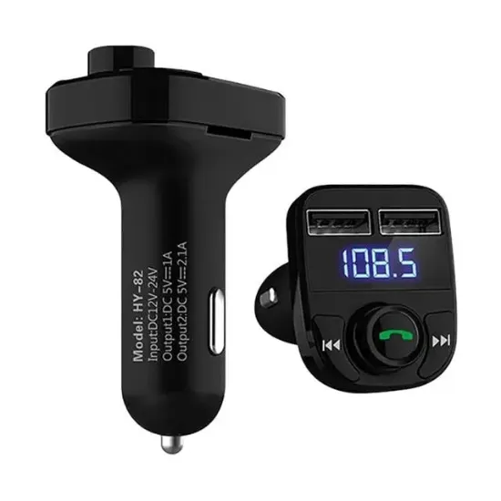 Hello 12-24 Volt 3.1 Amper Hızlı Şarj Destekli Çift USB/SD-Bluetooth Fm Transmitter HL-19680 resmi