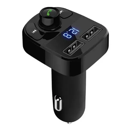 Hello 12-24 Volt 3.1 Amper Hızlı Şarj Destekli Çift USB/SD-Bluetooth Fm Transmitter HL-19680 resmi